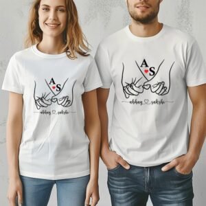 Customized couple t-shirts