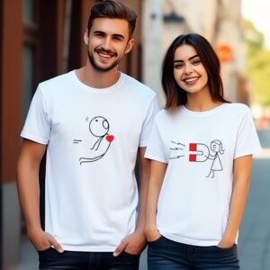 Customized Couple T-shirts - Funny Couple Tees