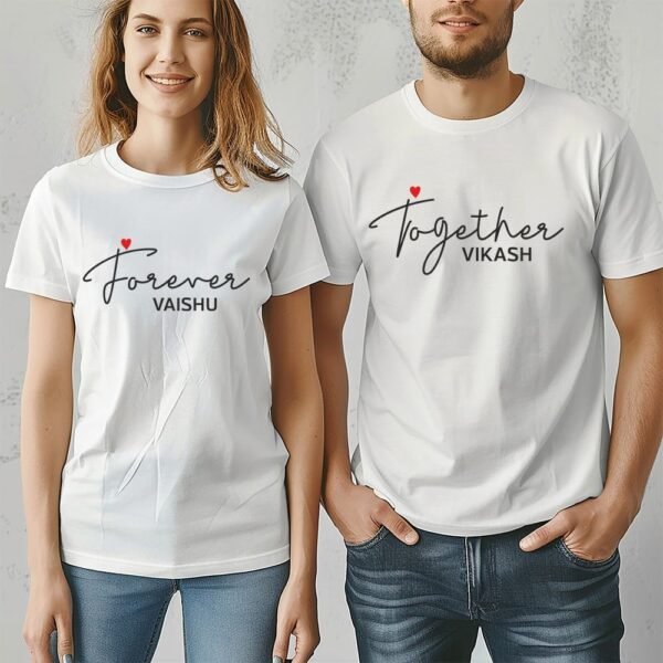 Personalized Couple T-shirts - Personalized for Couples