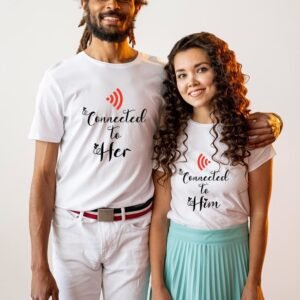 Custom Couple T-shirts - Love Matching T-Shirts