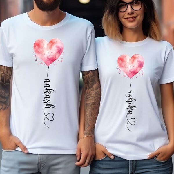 Personalized Custom Couple T-shirts