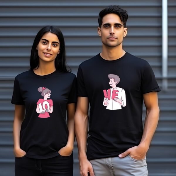 Personalized Couple T-shirts for Pre Wedding & Anniversary