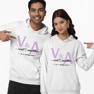 Custom Couple Hoodies