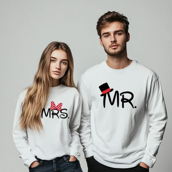 Couple Sweatshirts Personalized – Ideal for Pre-Wedding & Anniversary Gifts