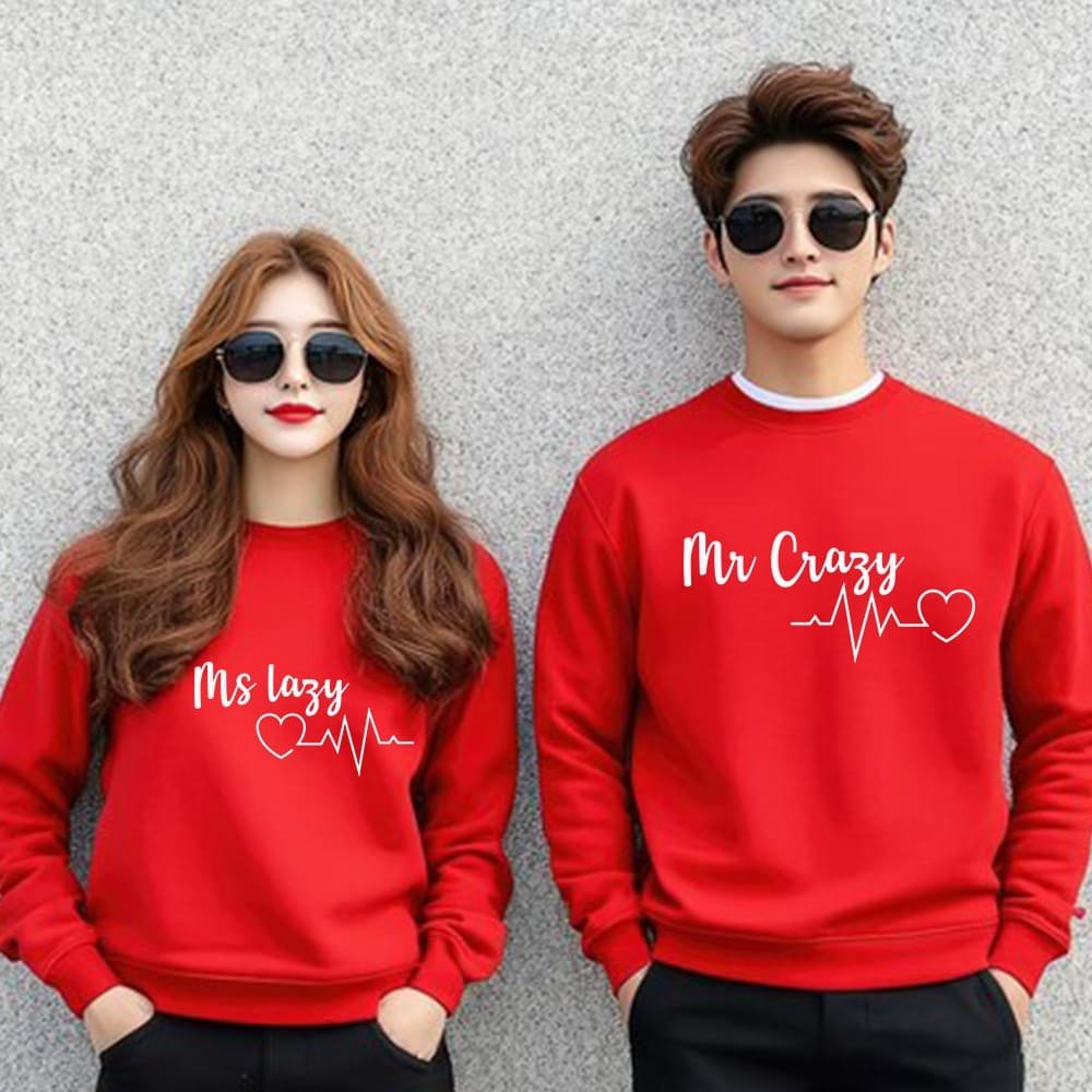 Personalized Couple Sweatshirts - Pre wedding & Anniversary