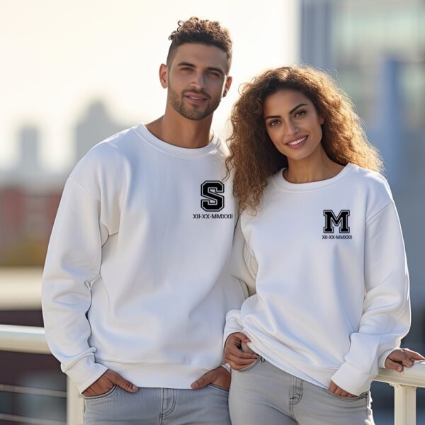 Customizable Couple Sweat Shirts