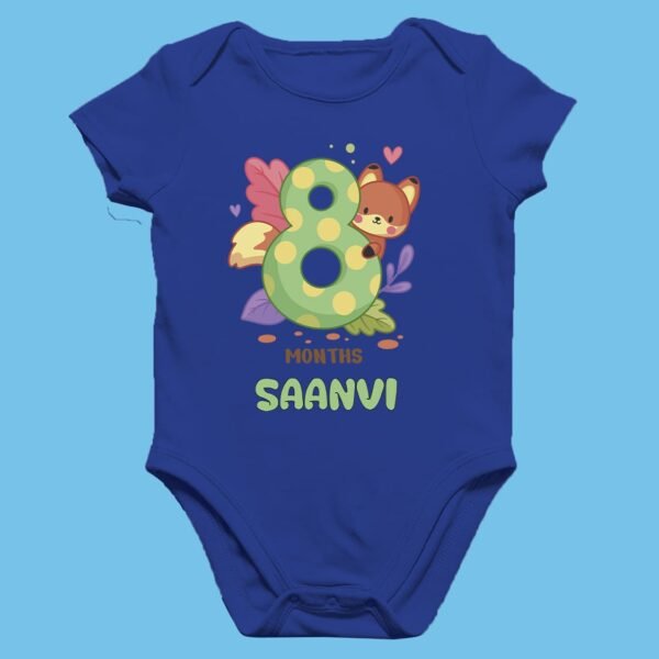 Custom Milestone Rompers for Baby – Month-to-Month