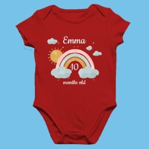 Baby Milestone Rompers Set – Baby’s First Year Moments