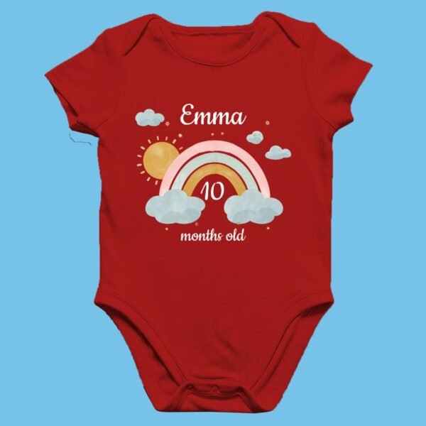 Baby Milestone Rompers Set – Baby’s First Year Moments