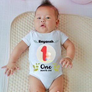 Customized Monthly Baby Romper