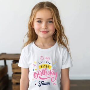 Customized Kids First Birthday T-Shirts