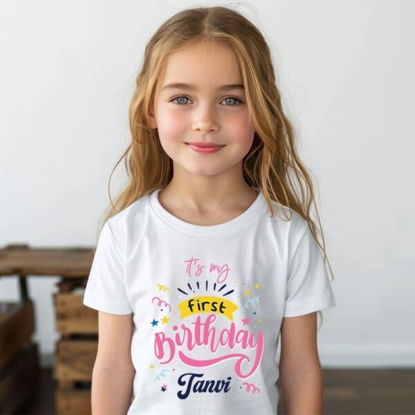 Customized Kids First Birthday T-Shirts