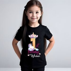 Custom Baby's 1st Birthday T-Shirt - Cute & Personalized