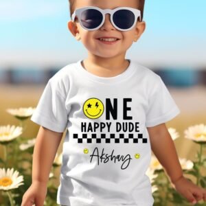 Personalized Baby T-shirt for 1st Birthday Celebration