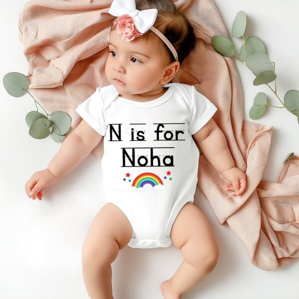 Custom Name Baby Rompers