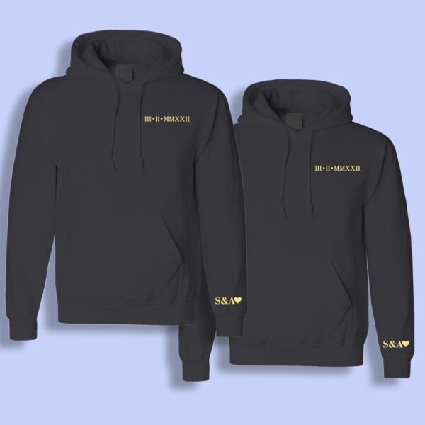 Customized Couple Hoodies