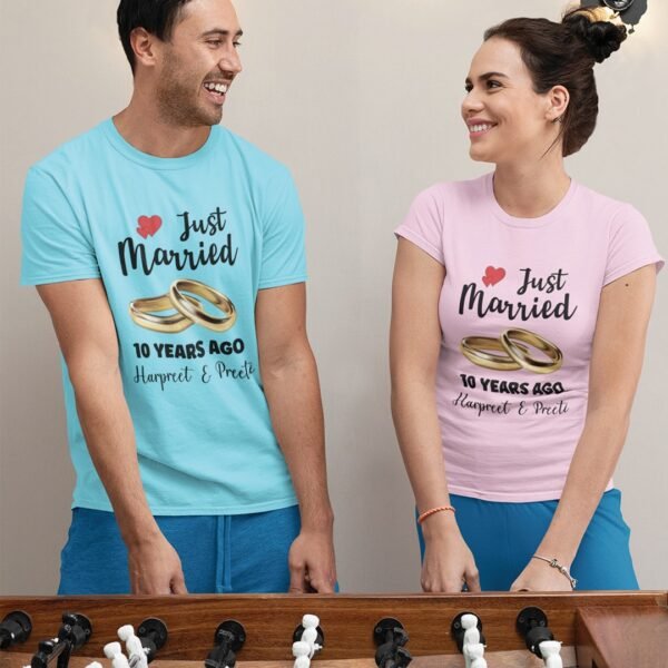 Unique Couple Tees - Personalized with Your Love Story