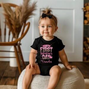 Personalized Baby Valentine's Day Outfit