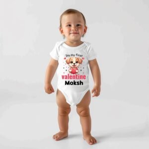 "My First Valentine’s Hug" Custom Baby Romper/T-Shirt