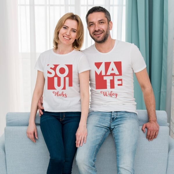 Customized Valentine’s Day Couple T-Shirts - Personalized