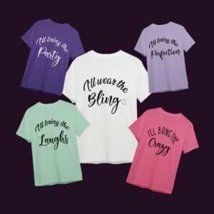 Bride Squad Family Group Bridal Party T-Shirts