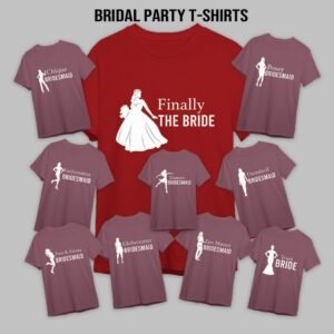 Bridesmaid Party Group T-Shirt | Team Bride Tees