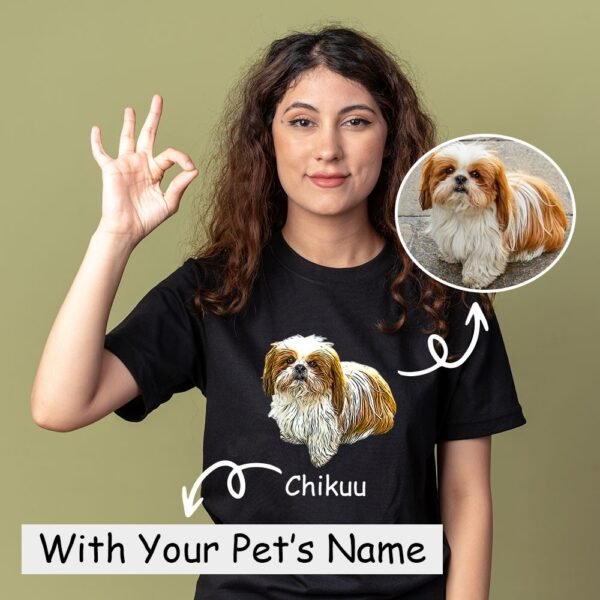 Personalized Pet T-Shirt for Pet Lovers & Special Gifts