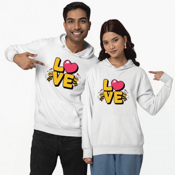 Customized Couple Hoodies – Heartfelt & Unique