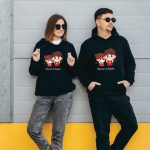 Valentine's Day Matching Couple Hoodies