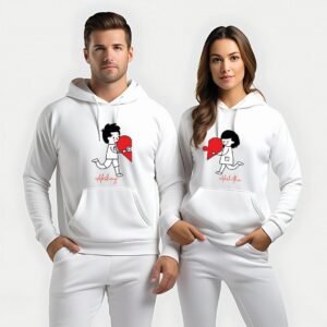 Twinning Couple Hoodies – Custom Valentine's Day Set