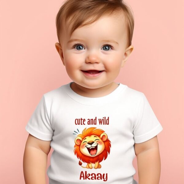 Customized Wild Jungle Birthday T-Shirt with Animal Prints