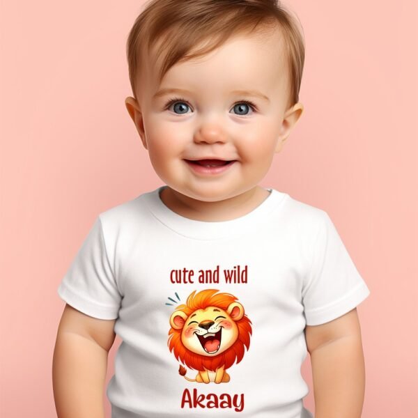 Wild Jungle Birthday T-Shirt with Animal Prints