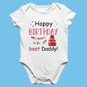 Baby’s Gift for Daddy’s Bday – Personalized Romper