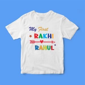 Rakhi Custom T-Shirt for Kids – Unique Sibling Gift