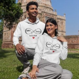 Best Custom Couple Hoodie In India