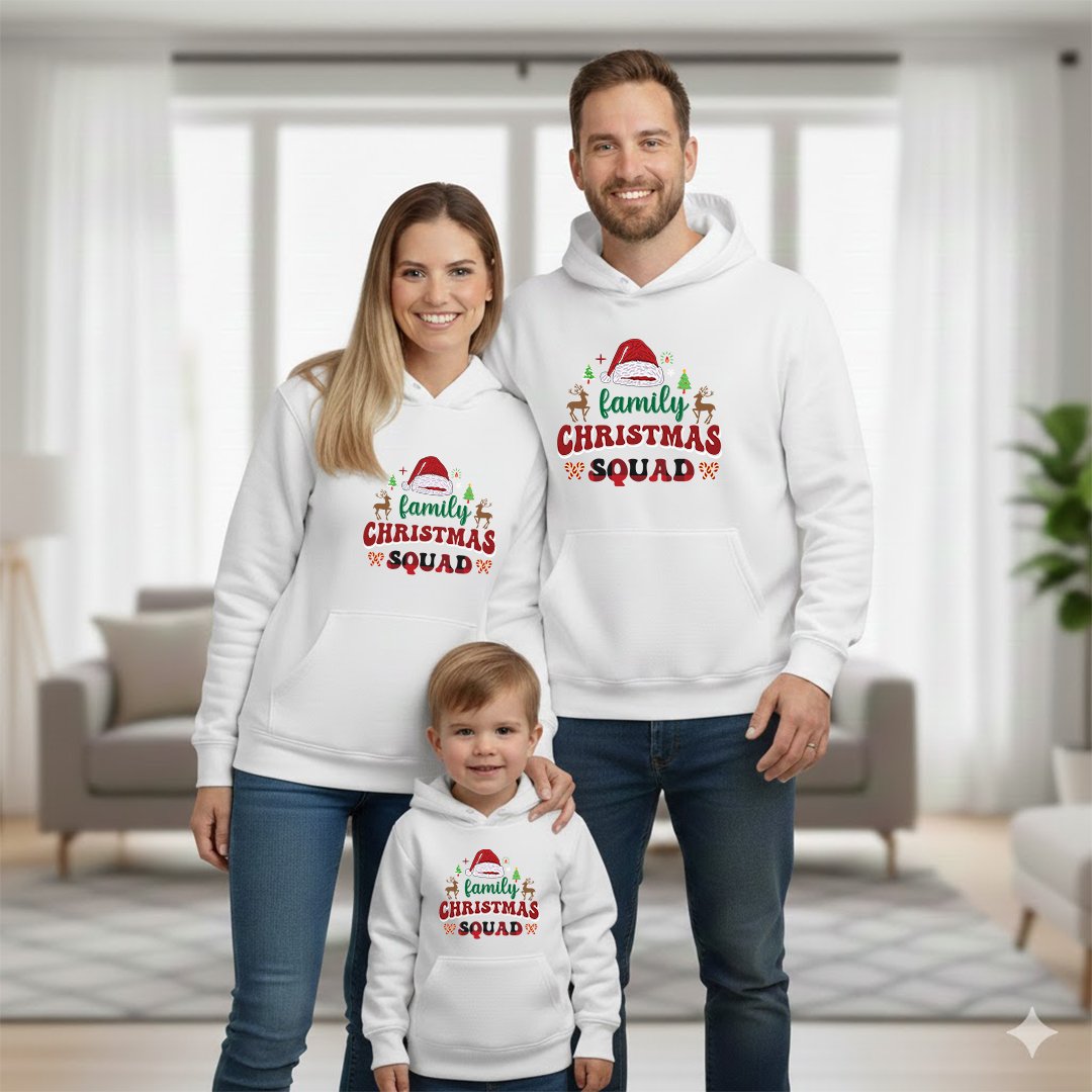 Christmas Family Hoodies – Custom Matching Outfits