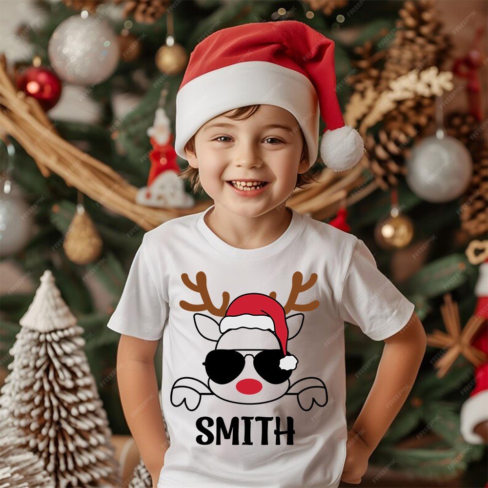 Customized Christmas Name Kids T-shirts - Christmas T-Shirt