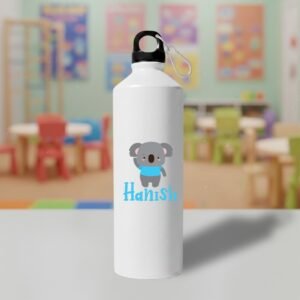 Custom Koala Bear Theme Personalized Kids Sipper Water Bottle
