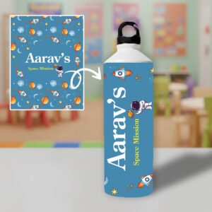 Customized Space Sipper Bottle for Boys - Astronaut Theme