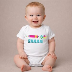 Custom Holi Squad Baby Romper | Family Matching