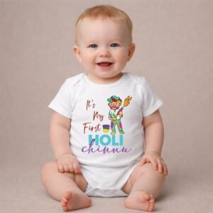 Little Holi Monster Custom Romper | 0-12 Months