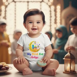Customized Islamic Ramzan Baby Romper