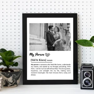 Customized Love Frame Gift for Couples HD Print